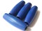 2 Inch Long Large Blue Wood Tube Beads Vintage Wooden Large Hole Macrame Beads bR1
